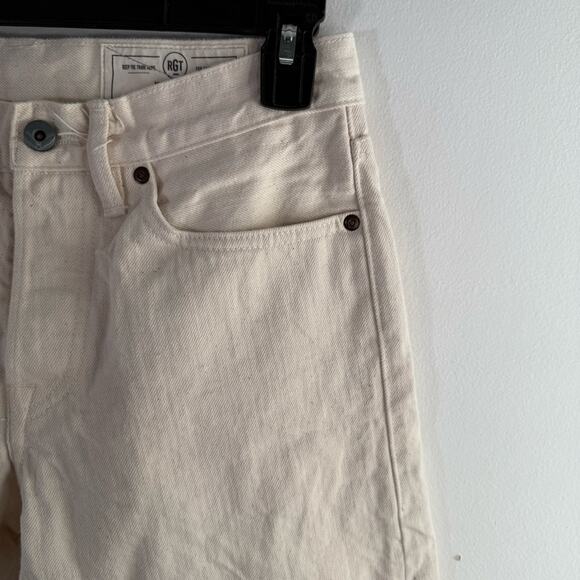 Rogue Territory Men’s Stanton Slim Straight Ecru Japanese Selvedge Jeans 29 - Picture 4 of 11